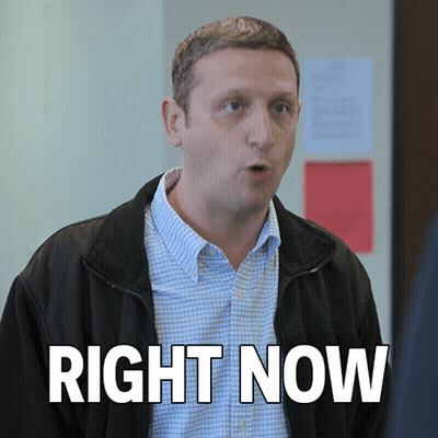 Man In Suit Saying Right Now GIF