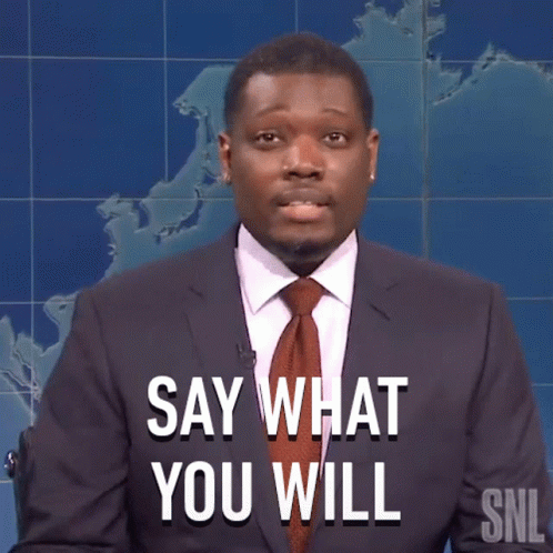 Man In Suit Saying Say What You Will GIF