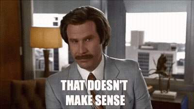 Man In Suit Saying That Doesn't Make Sense GIF