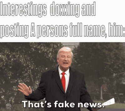 Man In Suit Saying That's Fake News GIF