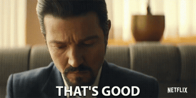 Man In Suit Saying That's Good On Netflix GIF
