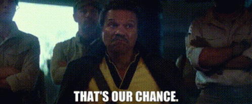 Man In Suit Saying That's Our Chance GIF