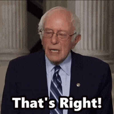 Man In Suit Saying That's Right GIF