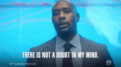 Man In Suit Saying There Is Not A Doubt In My Mind GIF