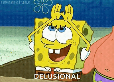 Man In Suit Saying This Bitch Delusional GIF