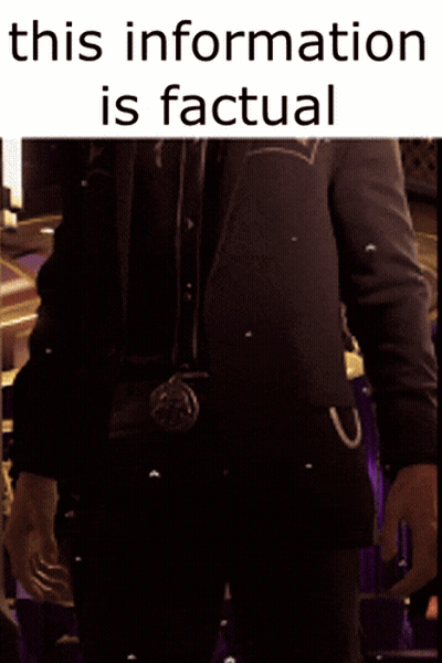 Man In Suit Saying This Information Is Factual GIF