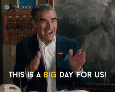 Man In Suit Saying This Is A Big Day For Us GIF
