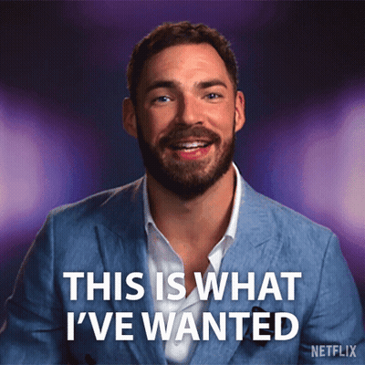 Man In Suit Saying This Is What I've Wanted GIF