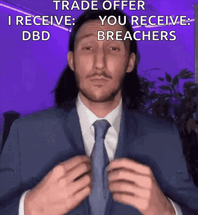 Man In Suit Saying Trade Offer I Receive You Receive GIF