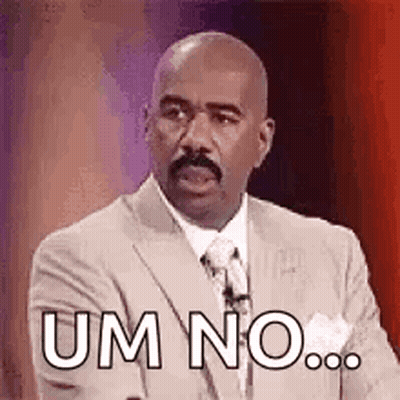 Man In Suit Saying Um No GIF