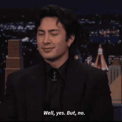 Man In Suit Saying Well Yes But No GIF