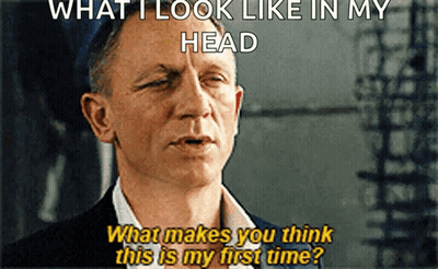 Man In Suit Saying What I Look Like In My Head GIF