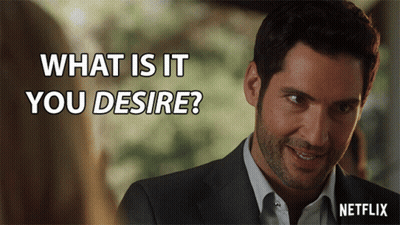 Man In Suit Saying What Is It You Desire GIF