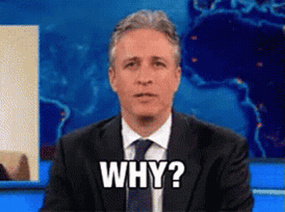Man In Suit Saying Why GIF