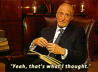 Man In Suit Saying Yeah That's What I Thought GIF