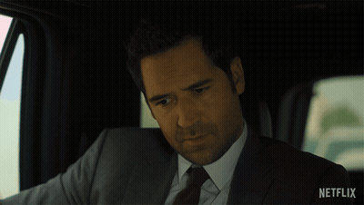 Man In Suit Saying Yeah That's What In Car GIF
