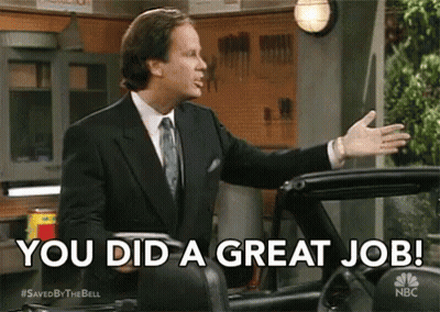 Man In Suit Saying You Did A Great Job GIF