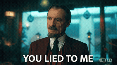 Man In Suit Saying You Lied To Me GIF