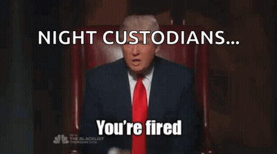 Man In Suit Saying You're Fired GIF
