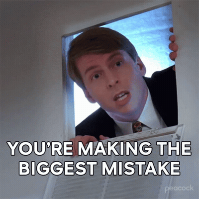 Man In Suit Saying You're Making The Biggest Mistake GIF