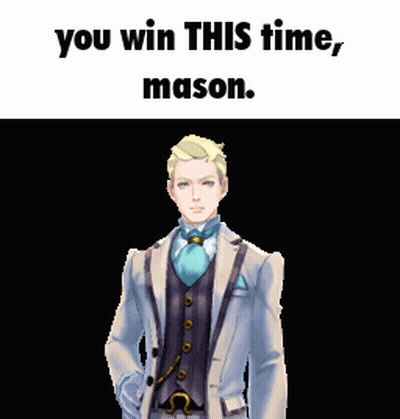 Man In Suit Saying You Win This Time Mason GIF