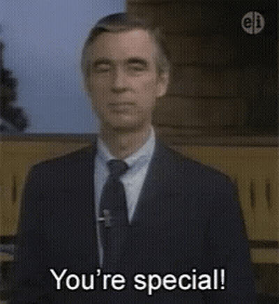 Man In Suit Saying Youre Special GIF