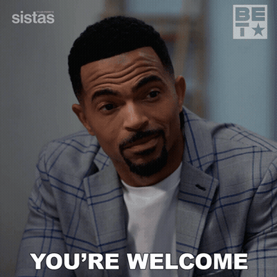 Man In Suit Saying Youre Welcome GIF