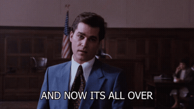 Man In Suit Says And Now It's All Over GIF