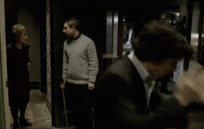 Man In Suit Says Don't Move Don't Speak Don't Breathe GIF
