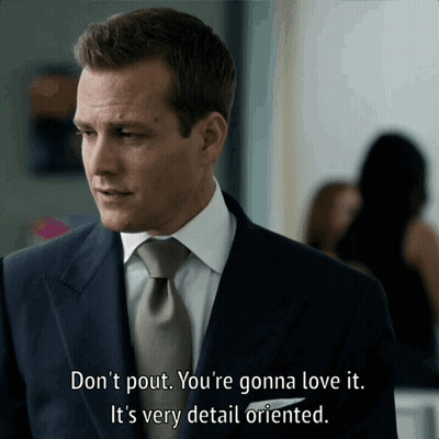 Man In Suit Says Don't Pout You're Gonna Love It GIF