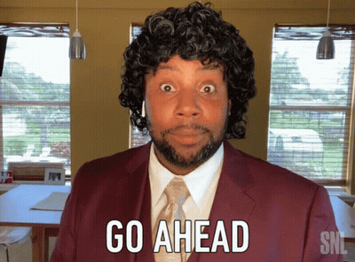 Man In Suit Says Go Ahead GIF