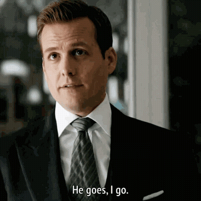 Man In Suit Says He Goes I Go GIF