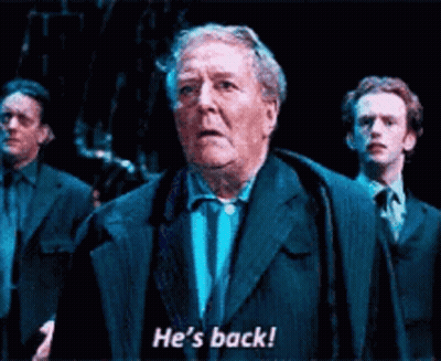 Man In Suit Says He's Back To Suited Men GIF