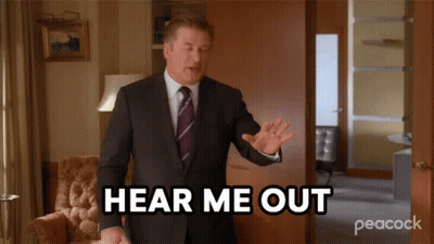 Man In Suit Says Hear Me Out GIF