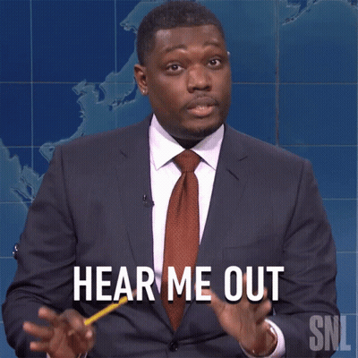 Man In Suit Says Hear Me Out GIF