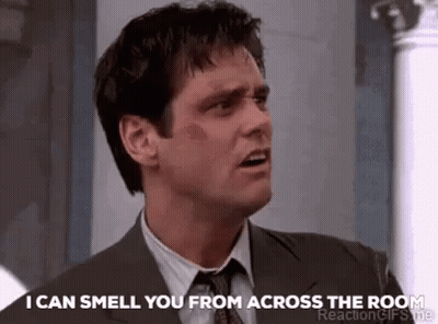 Man In Suit Says I Can Smell You GIF