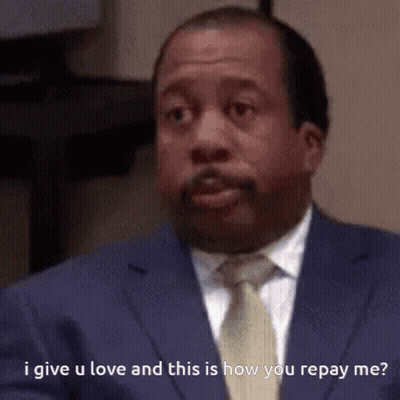 Man In Suit Says I Give U Love And This Is How You Repay Me GIF