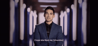 Man In Suit Says I Hope She Liked Me GIF
