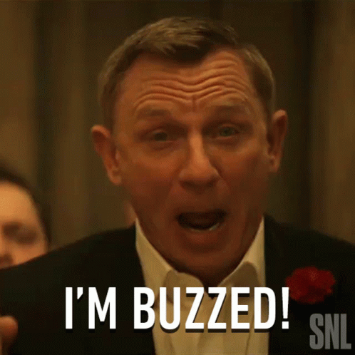Man In Suit Says I'm Buzzed SNL GIF