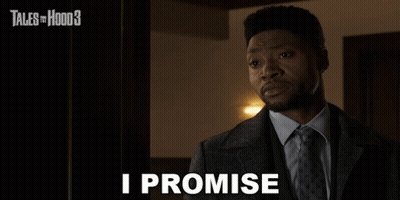 Man In Suit Says I Promise GIF