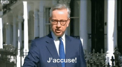 Man In Suit Says J'Accuse GIF