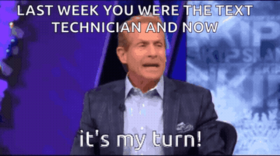 Man In Suit Says Last Week You Were The Text Technician GIF