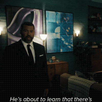 Man In Suit Says More To Art Than Entertainment GIF