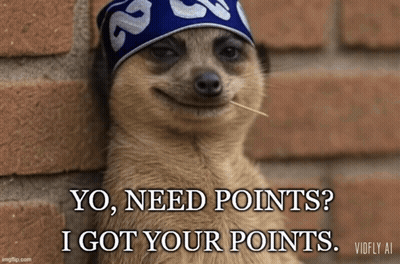 Man In Suit Says Oh Man So Many Points Being Made In Yellow Letters GIF