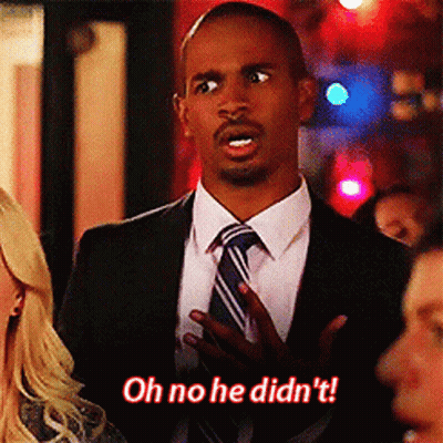 Man In Suit Says Oh No He Didn't GIF
