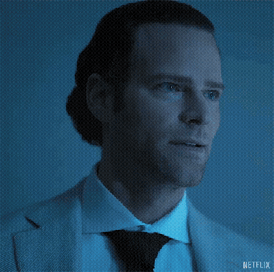 Man In Suit Says On A Journey On Netflix GIF