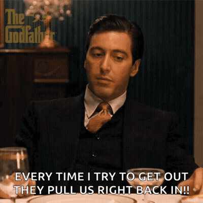 Man In Suit Says Pull Us Right Back In GIF
