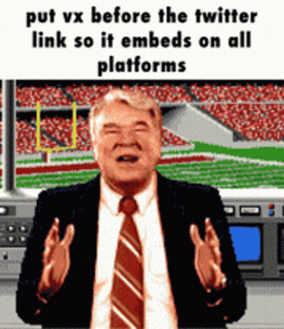 Man In Suit Says Put Vx Before Twitter GIF