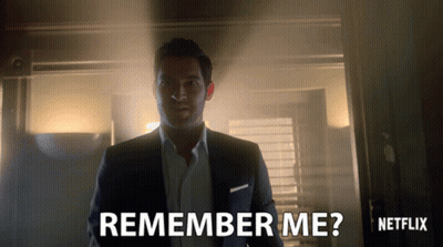 Man In Suit Says Remember Me Netflix Ad GIF