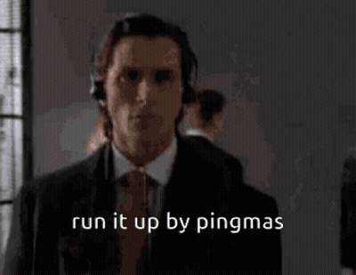 Man In Suit Says Run It Up By Pingmas GIF